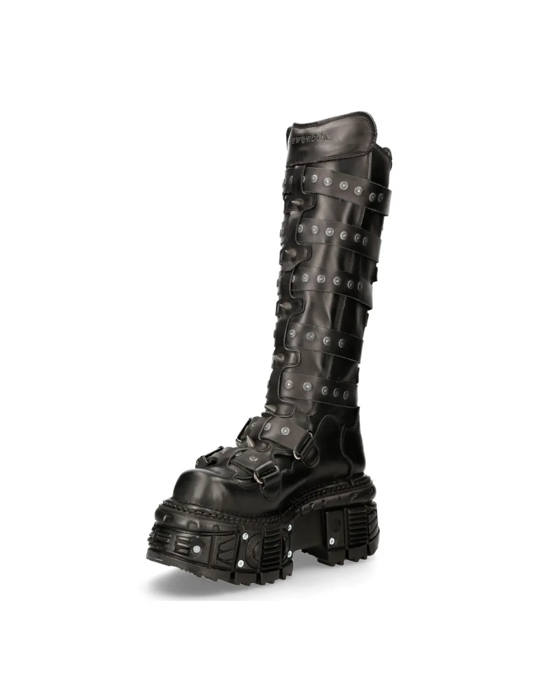 New Rock HIGH BOOT BLACK IMPERFECT M-151-C3 New