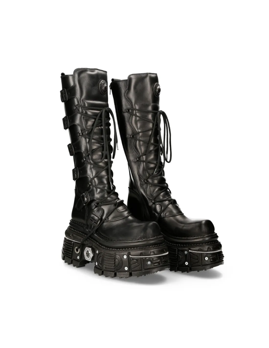 New Rock HIGH BOOT BLACK IMPERFECT M-272-C46 Sale
