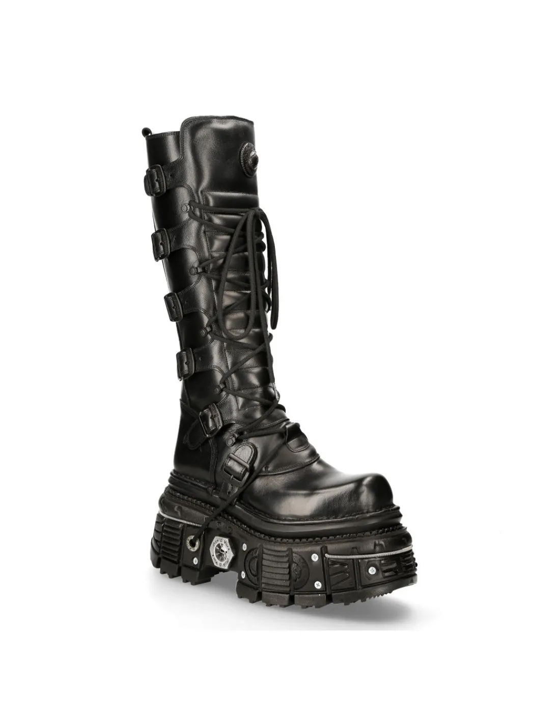 New Rock HIGH BOOT BLACK IMPERFECT M-272-C46 Sale