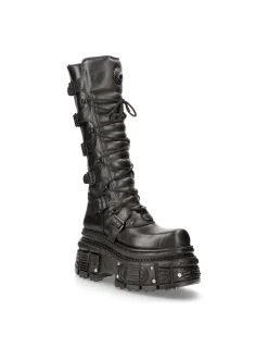New Rock HIGH BOOT BLACK IMPERFECT M-272-C38 Outlet