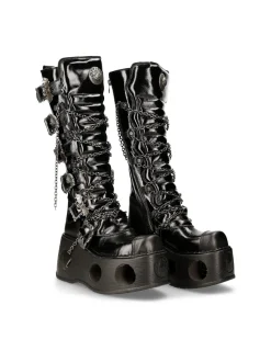 New Rock HIGH BOOT BLACK NEPTUNO M-314-C11 Clearance