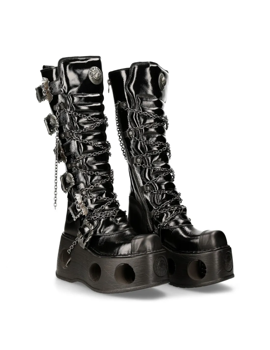 New Rock HIGH BOOT BLACK NEPTUNO M-314-C11 Clearance