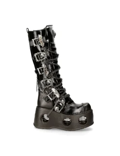 New Rock HIGH BOOT BLACK NEPTUNO M-314-C11 Clearance