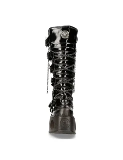 New Rock HIGH BOOT BLACK NEPTUNO M-314-C11 Clearance