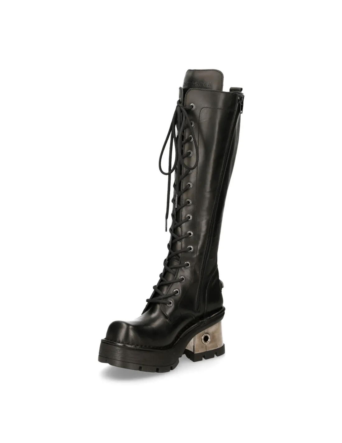 New Rock HIGH BOOT BLACK NEW WITH LACES M-236-S1 Online