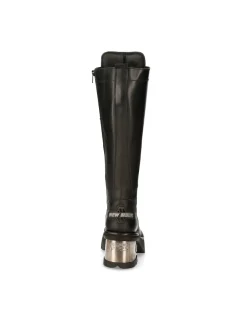 New Rock HIGH BOOT BLACK NEW WITH LACES M-236-S1 Online