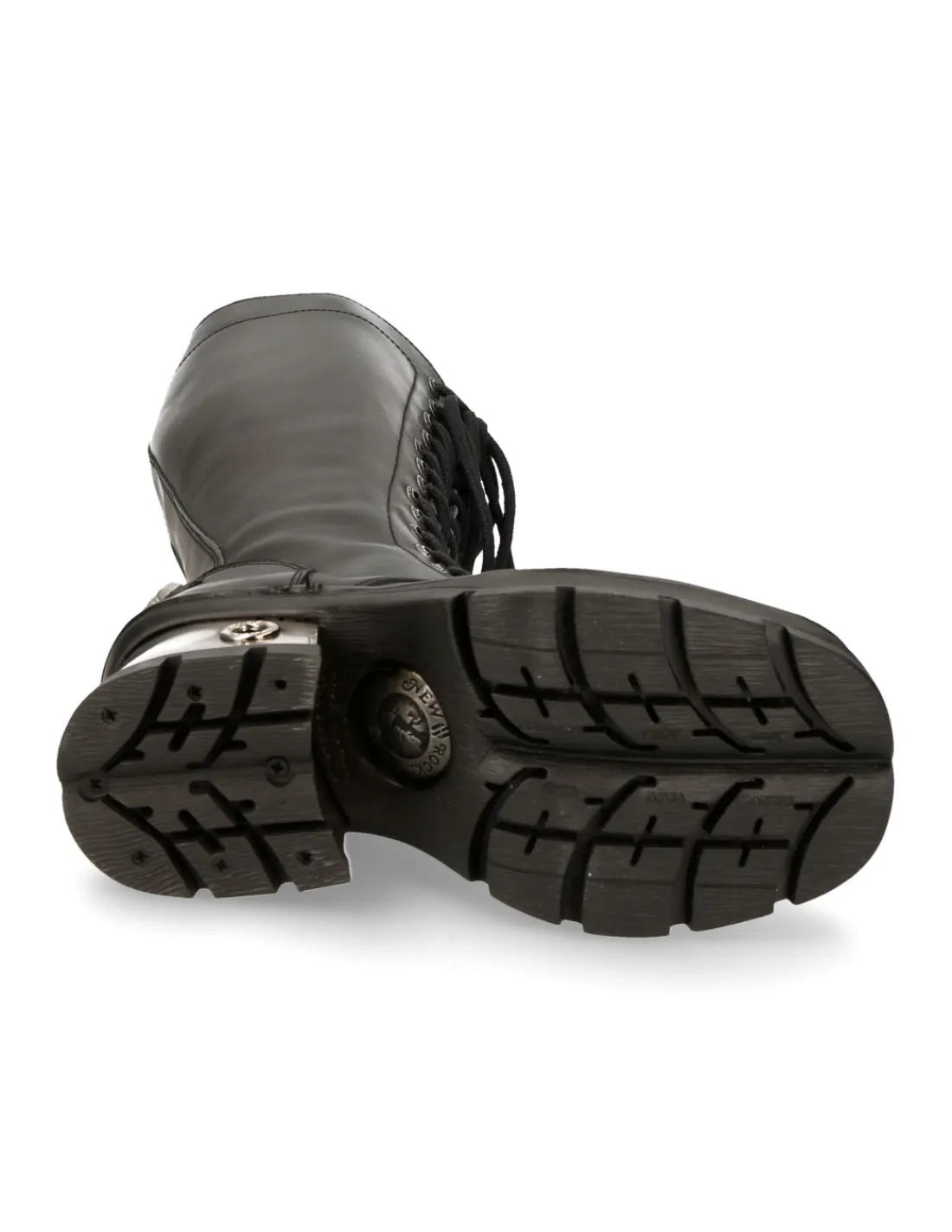 New Rock HIGH BOOT BLACK NEW WITH LACES M-236-S1 Online