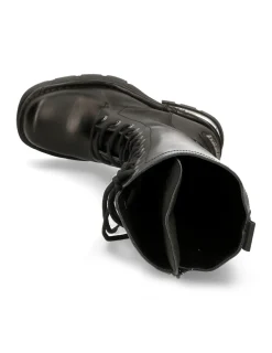 New Rock HIGH BOOT BLACK NEW WITH LACES M-236-S1 Online