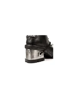 New Rock HIGH BOOT BLACK NEW WITH LACES M-236-S1 Online