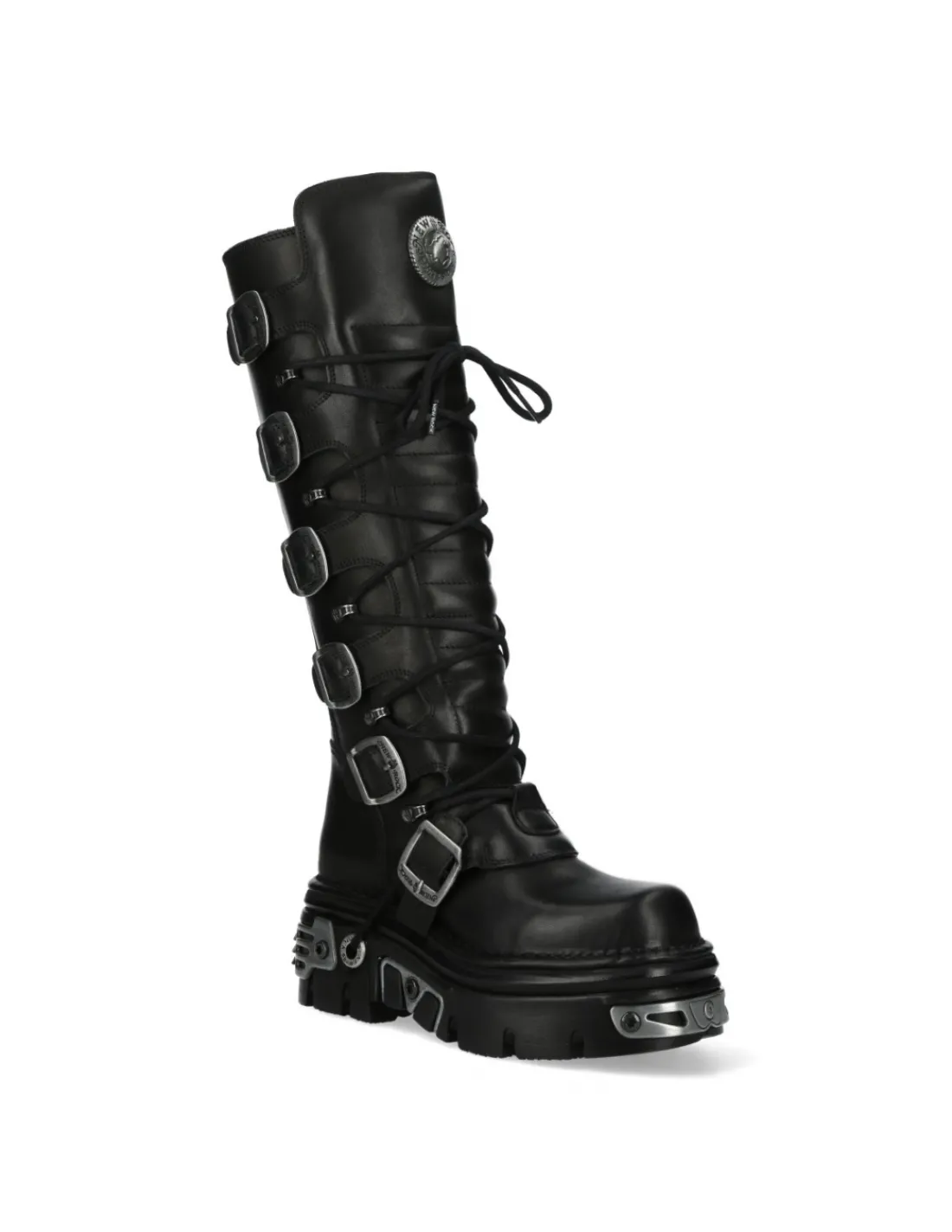 New Rock HIGH BOOT BLACK REACTOR M-272-S1 Discount