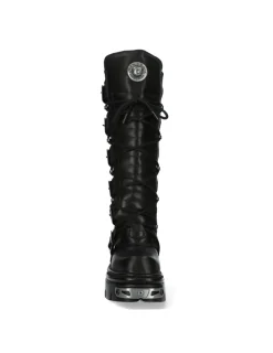 New Rock HIGH BOOT BLACK REACTOR M-272-S1 Discount