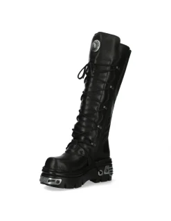 New Rock HIGH BOOT BLACK REACTOR M-272-S1 Discount