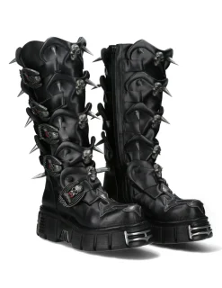 New Rock HIGH BOOT BLACK TOWER M-755-C4 Best