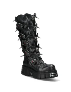 New Rock HIGH BOOT BLACK TOWER M-755-C4 Best
