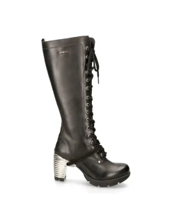 New Rock HIGH BOOT BLACK TRAIL M-TR005-S1