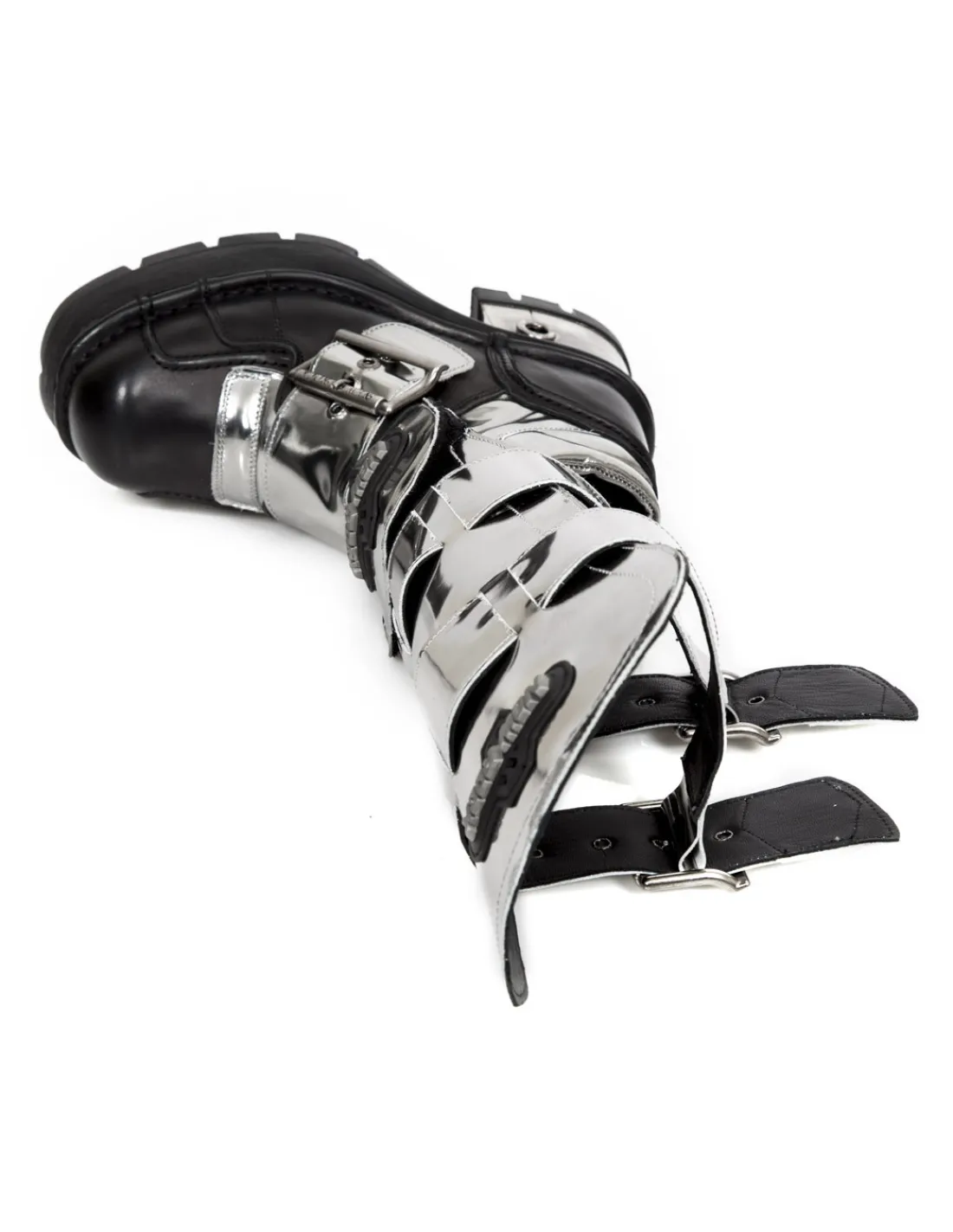 New Rock HIGH BOOT METALLIC M-1515-C3 Clearance