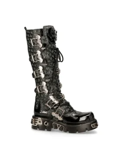 New Rock HIGH BOOT METALLIC M-308-C11 Best