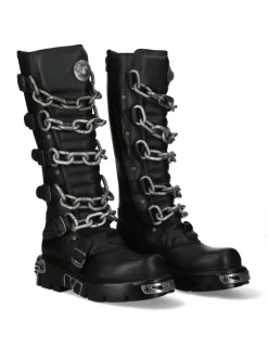 New Rock HIGH BOOT METALLIC M-718-C2 Clearance