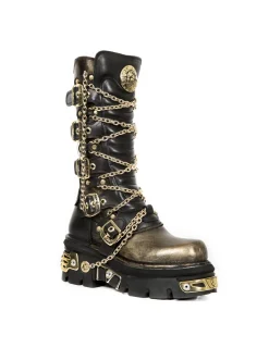 New Rock HIGH BOOT METALLIC M-1013-C3 Outlet