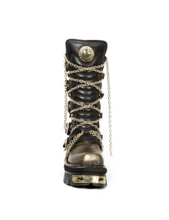 New Rock HIGH BOOT METALLIC M-1013-C3 Outlet