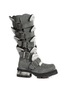 New Rock HIGH BOOT METALLIC M-1513-C2 Clearance
