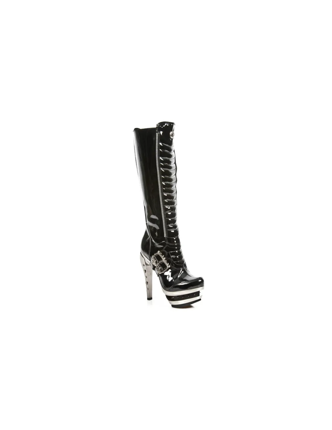 New Rock HIGH BOOT PUNK M-ROCK215-C1 Clearance