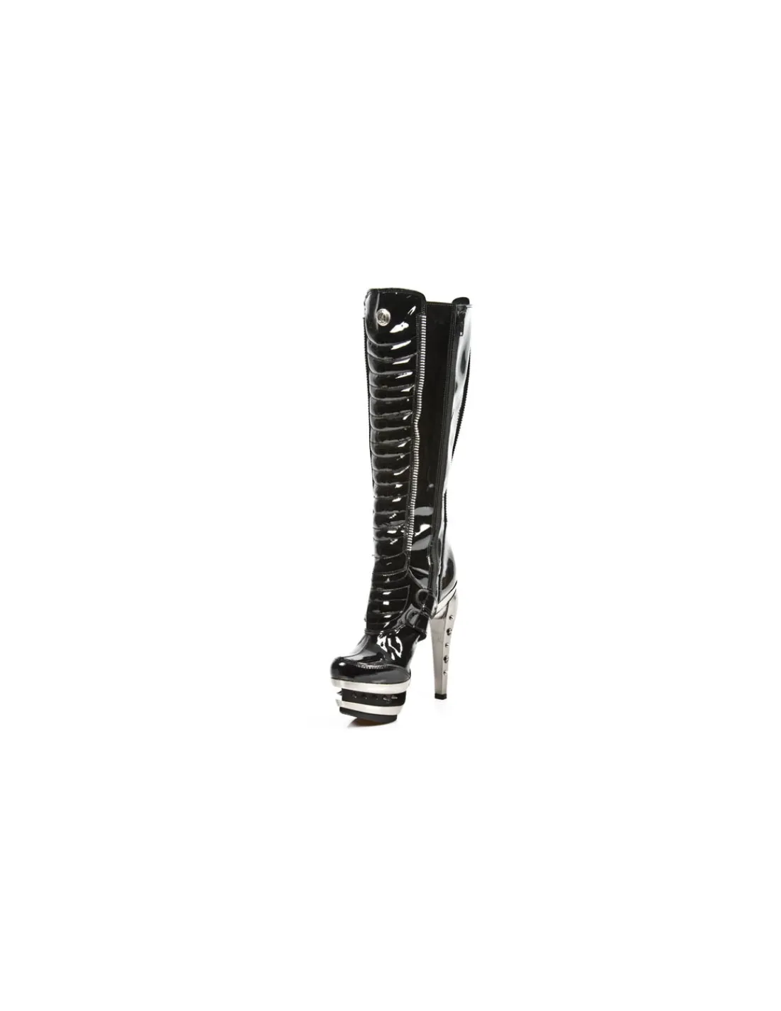New Rock HIGH BOOT PUNK M-ROCK215-C1 Clearance