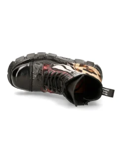 New Rock M-MILI245-S1 ANKLE BOOT TOWER WITH LACES Discount