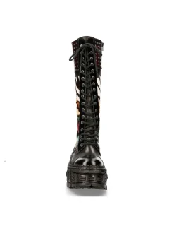 New Rock M-WALL210-S1 HIGH BOOT TANK WITH LACES Online