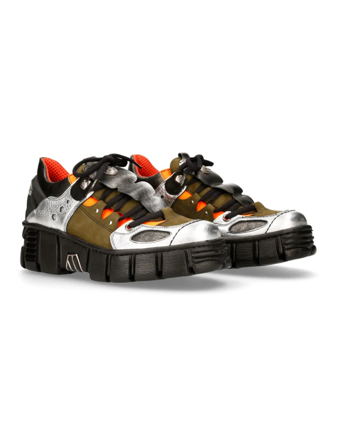 New Rock SHOE TOWER WITH LACES M-WALL002-C14 Clearance