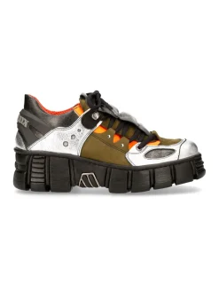 New Rock SHOE TOWER WITH LACES M-WALL002-C14 Clearance