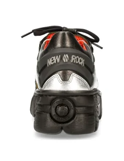 New Rock SHOE TOWER WITH LACES M-WALL002-C14 Clearance