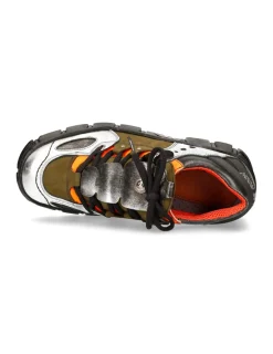 New Rock SHOE TOWER WITH LACES M-WALL002-C14 Clearance