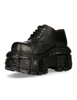 New Rock SHOE BLACK IMPERFECT WITH LACES M-TANKMILI003-S1