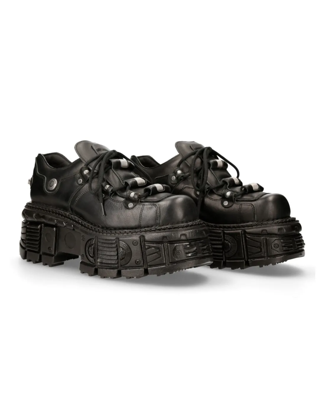 New Rock SHOE BLACK IMPERFECT WITH LACES M-233-C4 Discount
