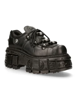 New Rock SHOE BLACK IMPERFECT WITH LACES M-233-C4 Discount
