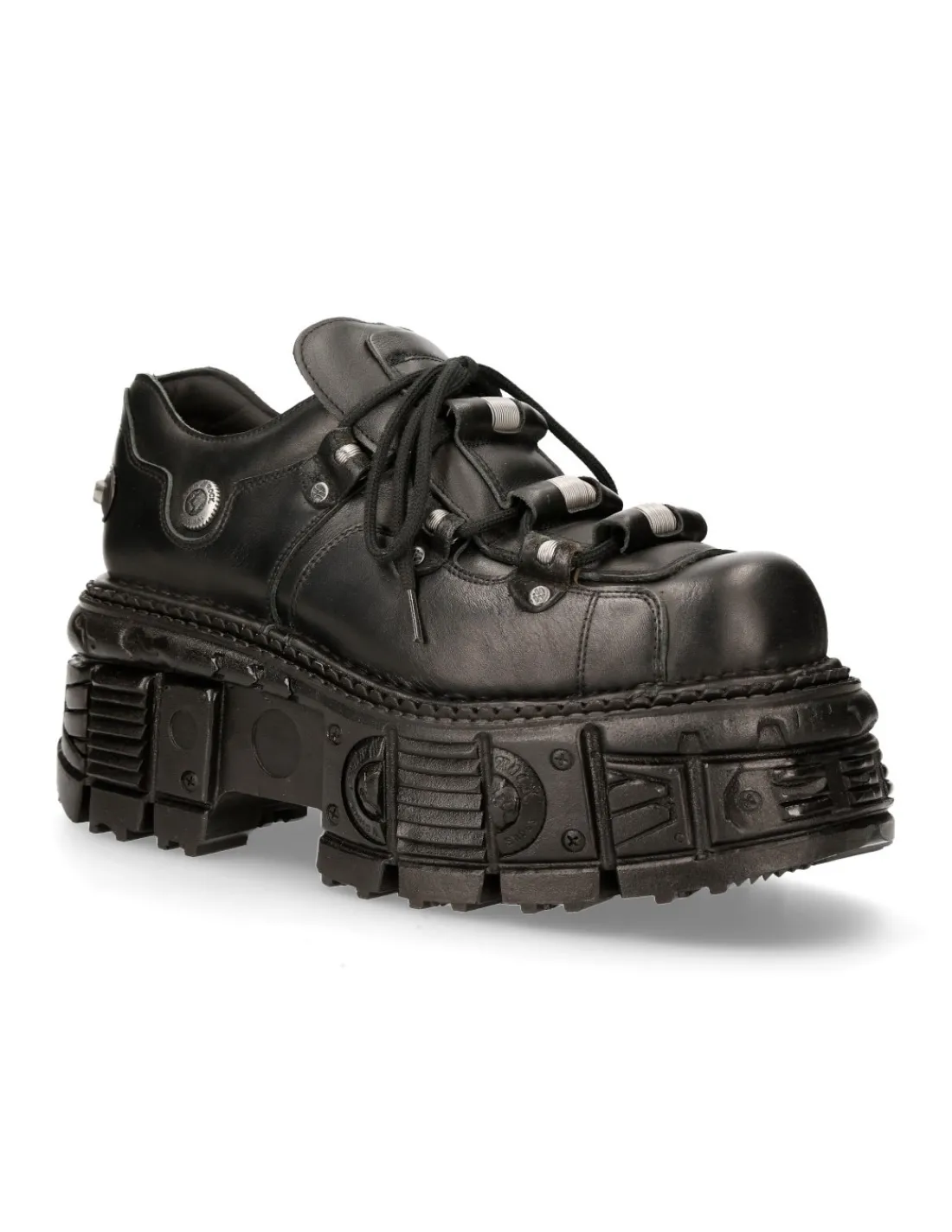 New Rock SHOE BLACK IMPERFECT WITH LACES M-233-C4 Discount