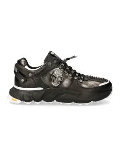 New Rock SHOE BLACK SPIDER WITH LACES M-CHRONO005-S5 Outlet
