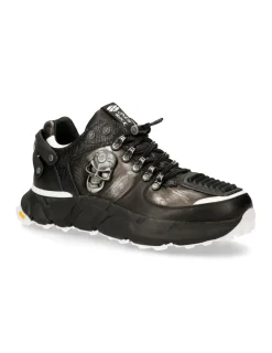 New Rock SHOE BLACK SPIDER WITH LACES M-CHRONO005-S5 Outlet