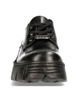 New Rock SHOE BLACK TOWER WITH LACES M-WALL042-S1 New