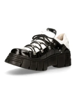 New Rock SHOE BLACK TOWER WITH LACES M-WALL120N-S2 Best