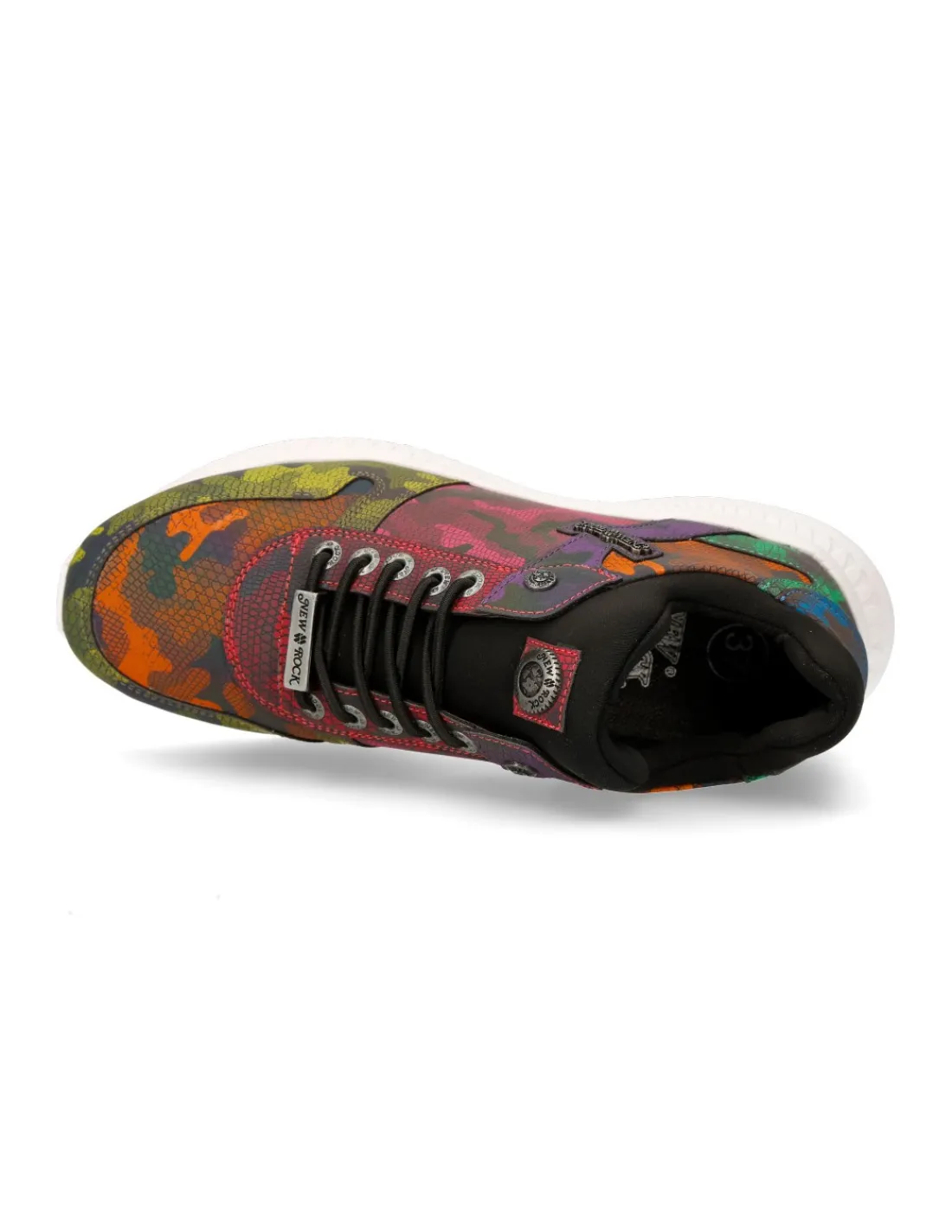New Rock SHOE GREEN CHRONO WITH LACES M-CHRONO002-C26