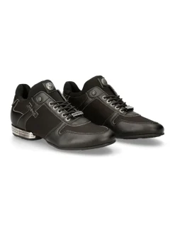 New Rock SKEAKER BLACK TPU WITH LACES M-CHRONO002-V24 Outlet
