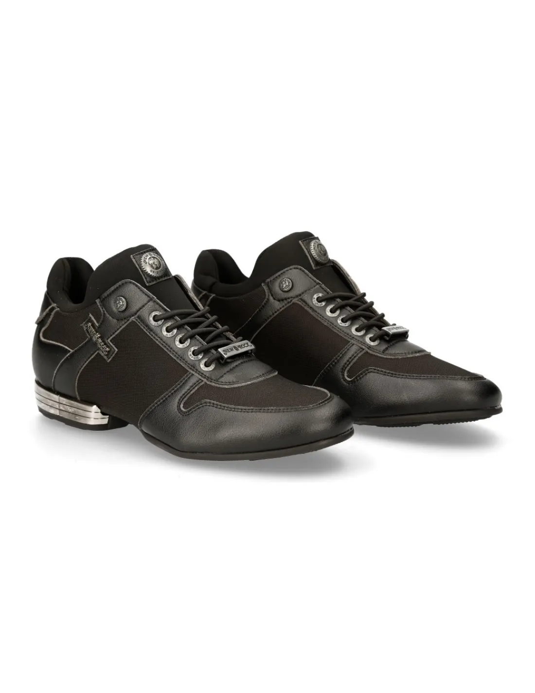 New Rock SKEAKER BLACK TPU WITH LACES M-CHRONO002-V24 Outlet