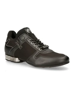 New Rock SKEAKER BLACK TPU WITH LACES M-CHRONO002-V24 Outlet