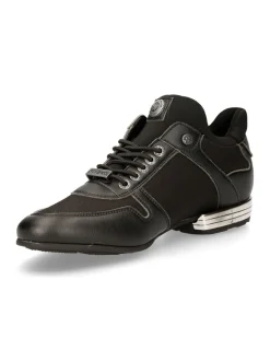 New Rock SKEAKER BLACK TPU WITH LACES M-CHRONO002-V24 Outlet