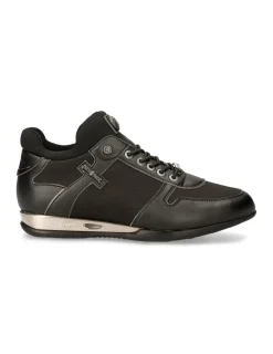 New Rock SNEAKER BLACK HYBRID WITH LACES M-CHRONO002-V22 Clearance