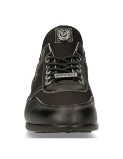New Rock SNEAKER BLACK HYBRID WITH LACES M-CHRONO002-V22 Clearance