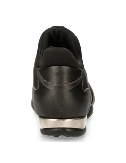 New Rock SNEAKER BLACK HYBRID WITH LACES M-CHRONO002-V22 Clearance